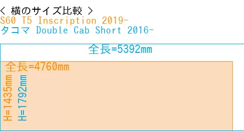 #S60 T5 Inscription 2019- + タコマ Double Cab Short 2016-